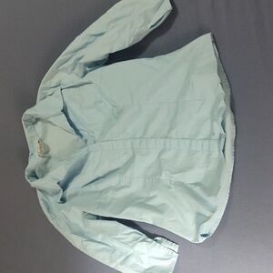 Rave Sky Blue Three Quarter Sleeve Blouse